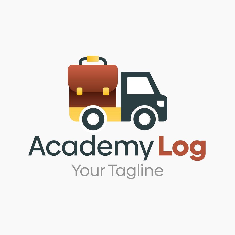 Academy Logistic Logo Template Design. Good for Business, Startup, Agency, and Organization vector