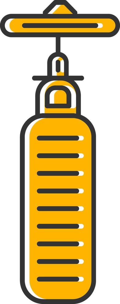 Rotary Tool Line Filled Slip Icon vector