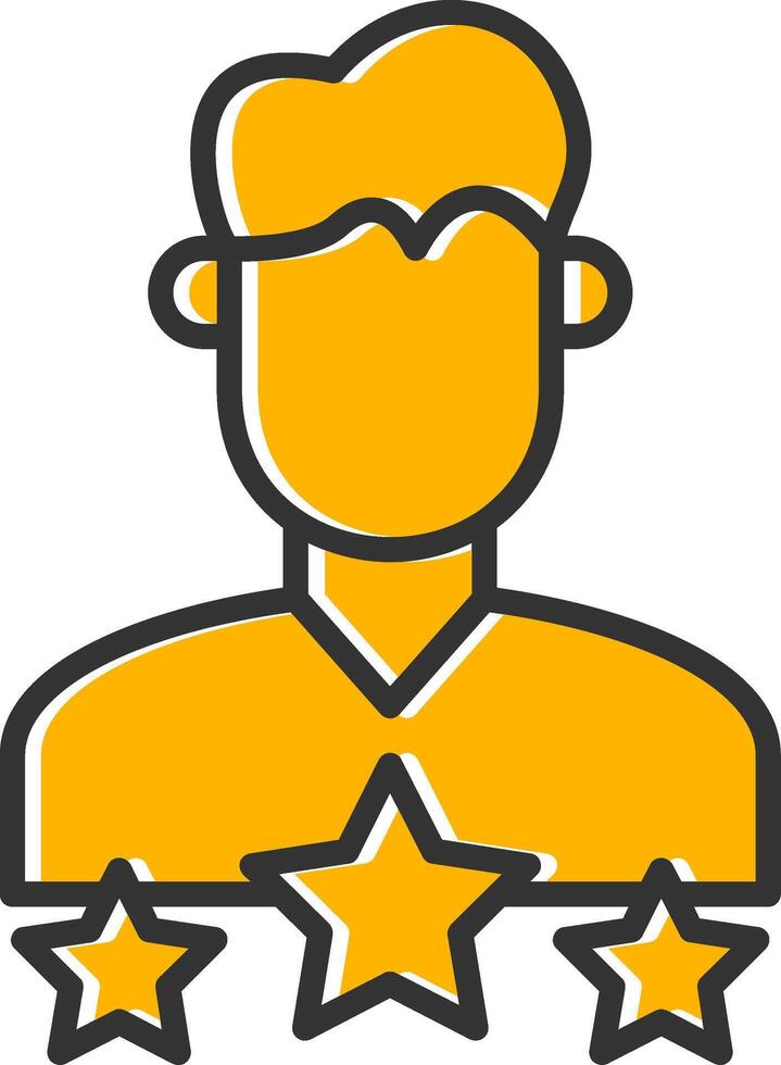 User Experience Line Filled Slip Icon vector