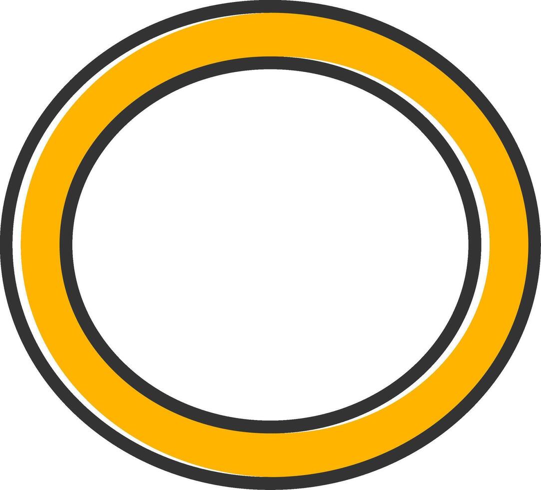 Capital O Icon vector