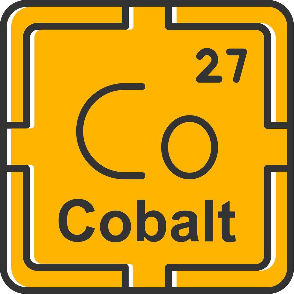Cobalt Line Filled Slip Icon vector