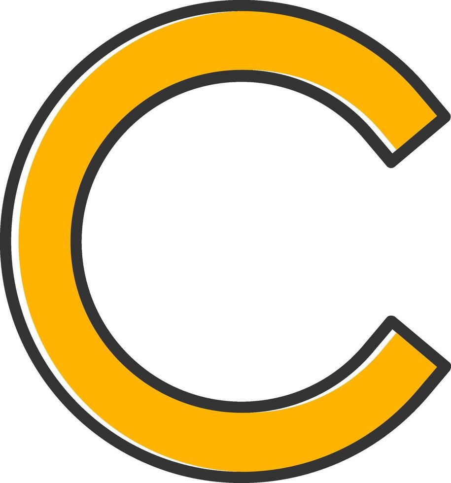 Small c Icon vector