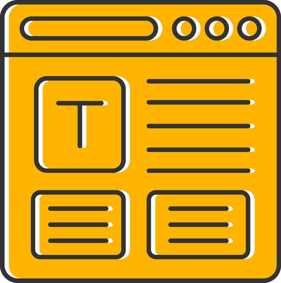 Refresh Line Filled Slip Icon vector