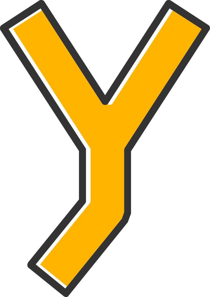 Small y Icon vector
