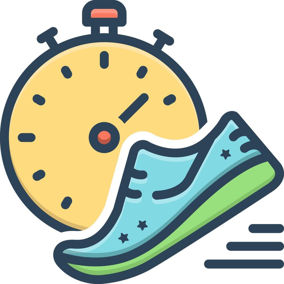 Color icon for starting block vector