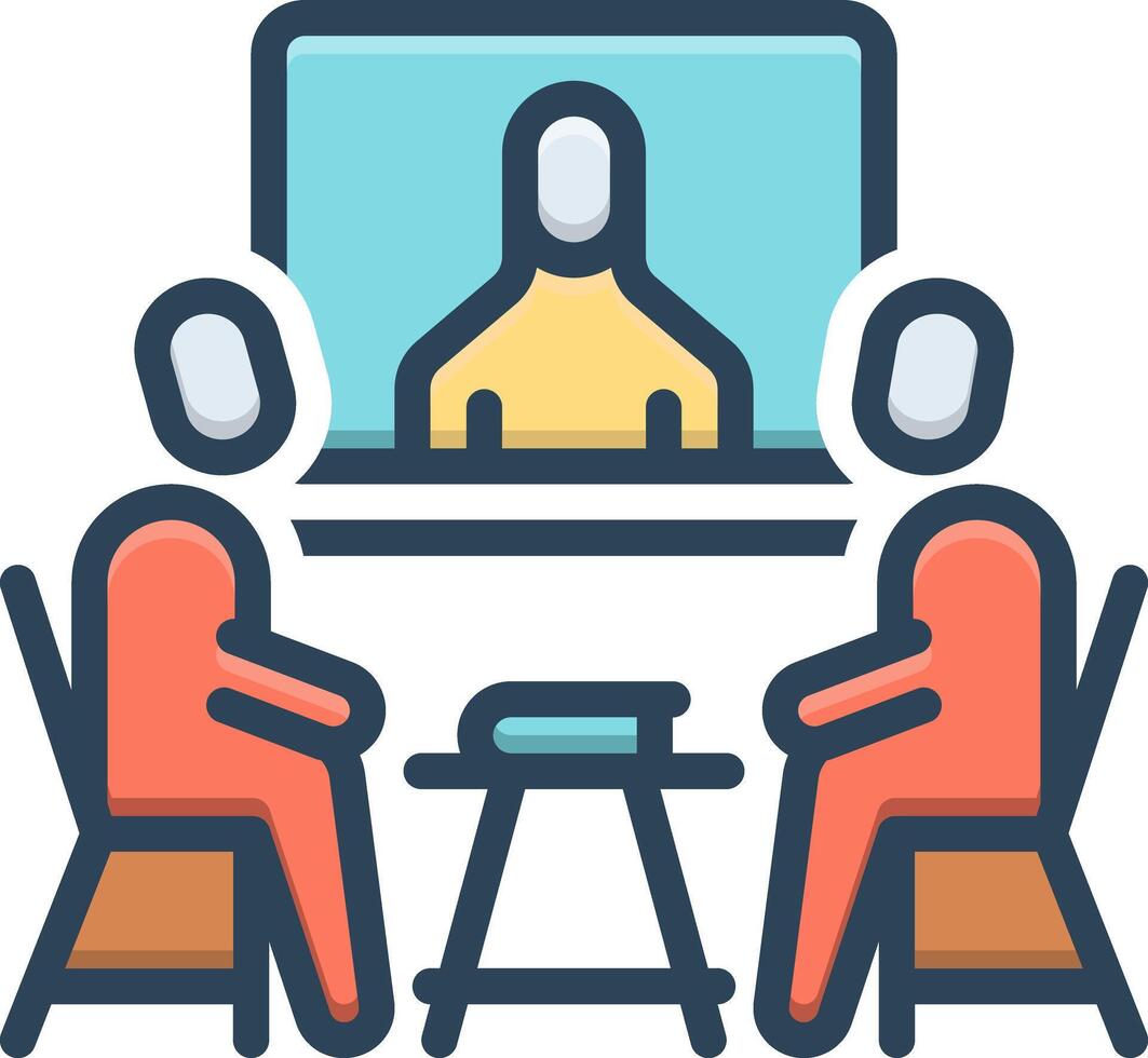 Color icon for training vector