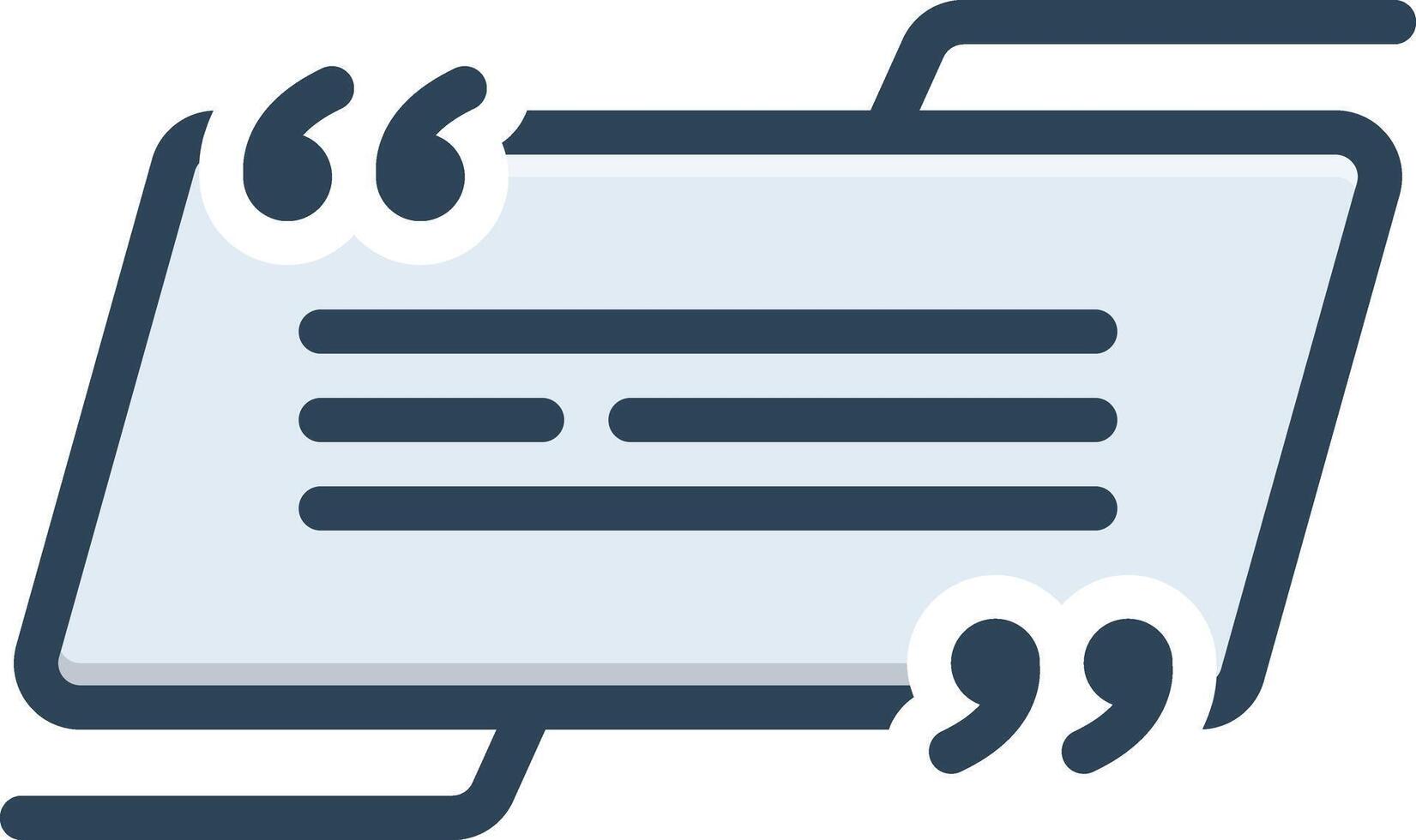 Color icon for remark vector