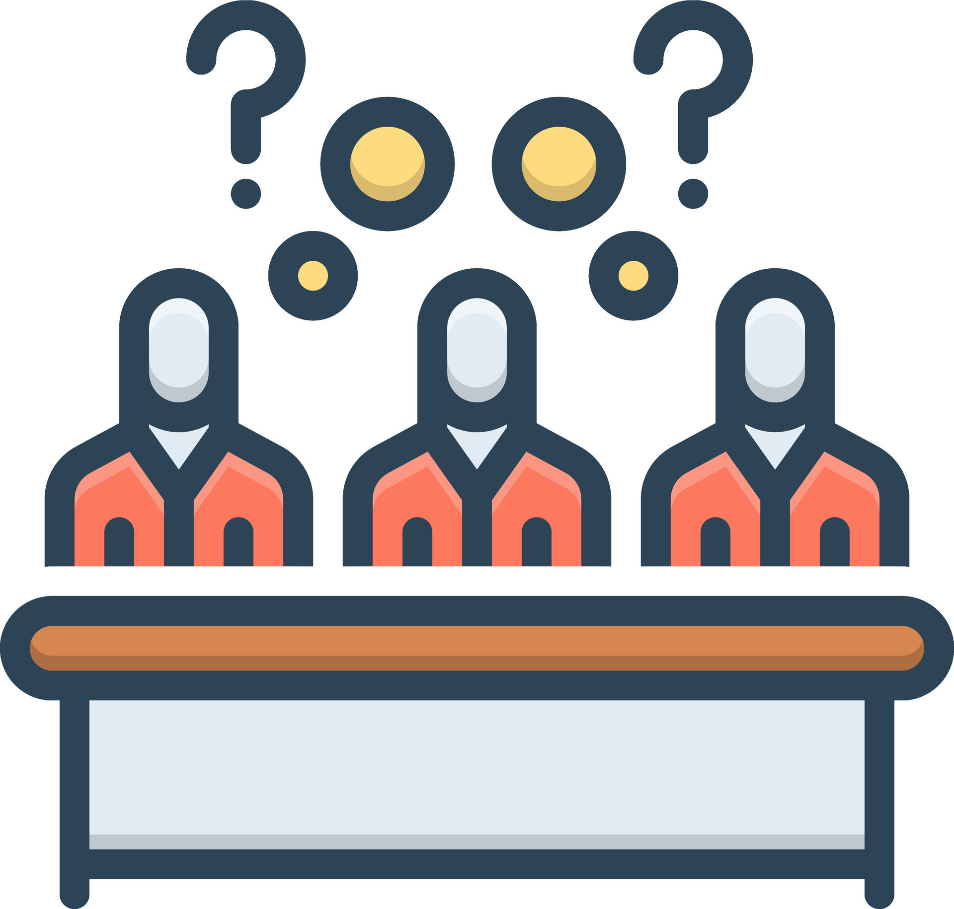 Color icon for deliberation 47417293 Vector Art at Vecteezy