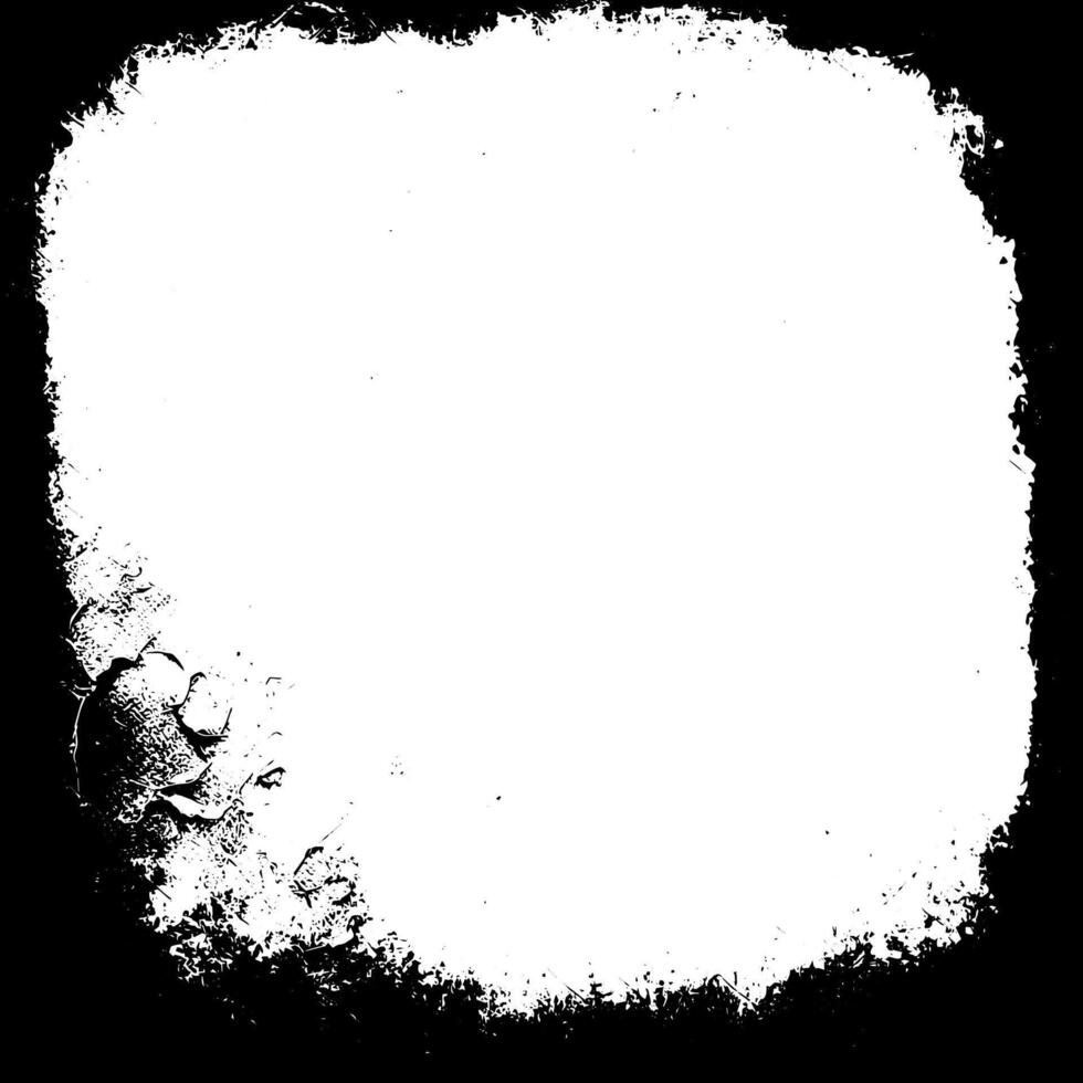 Grunge border texture background. Abstract frame overlay. Dirty and damaged backdrop. vector