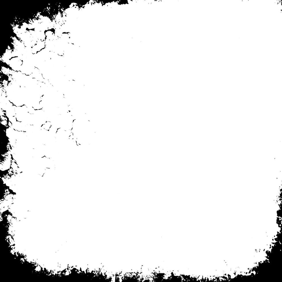 Grunge border texture background. Abstract frame overlay. Dirty and damaged backdrop. vector