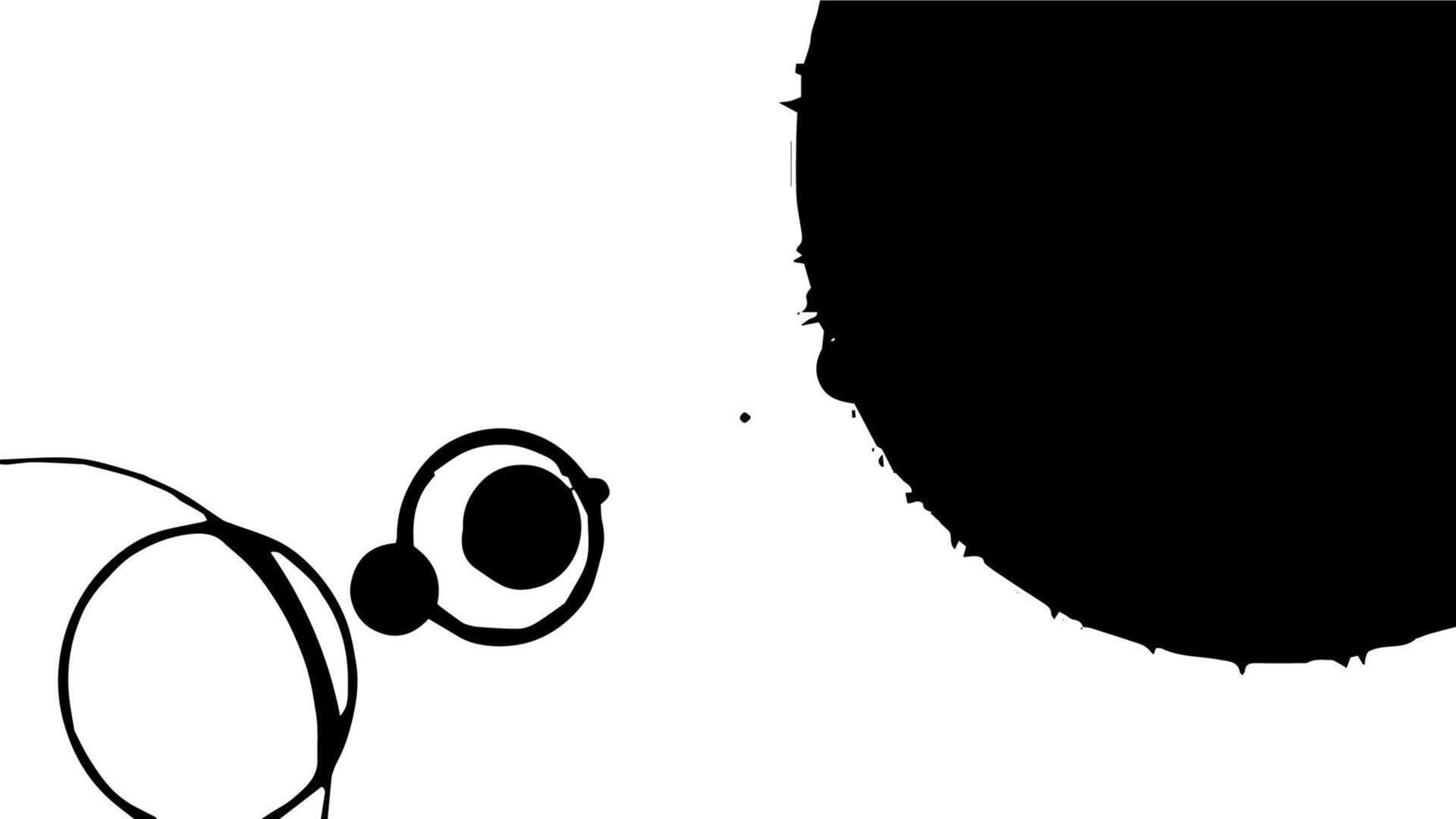 Rustic splash texture. Abstract background. Weathered surface and shape. Dirty and damaged backdrop. vector