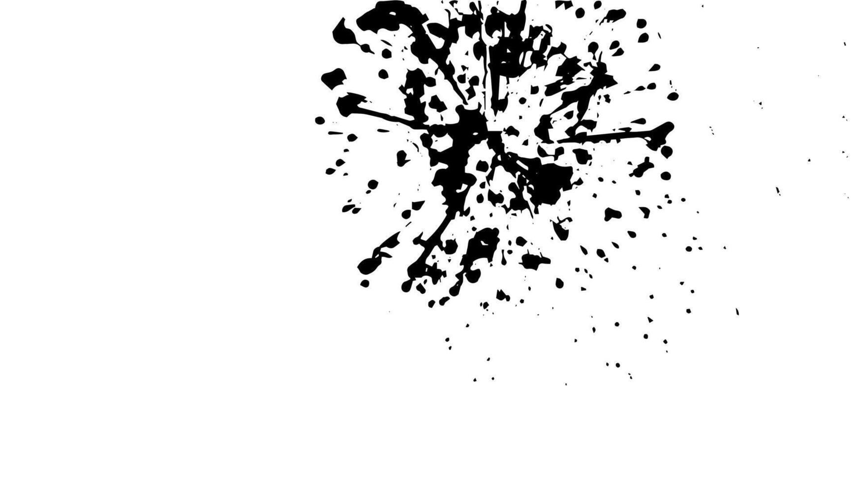 Rustic splash texture. Abstract background. Weathered surface and shape. Dirty and damaged backdrop. vector