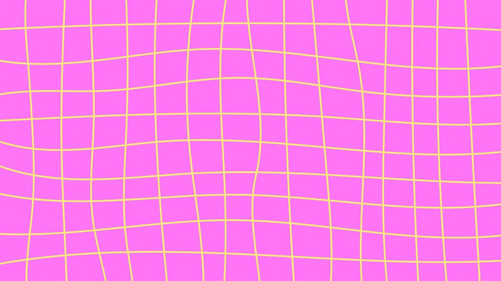 Grid Hand Drawn Vibrant Pink Background vector