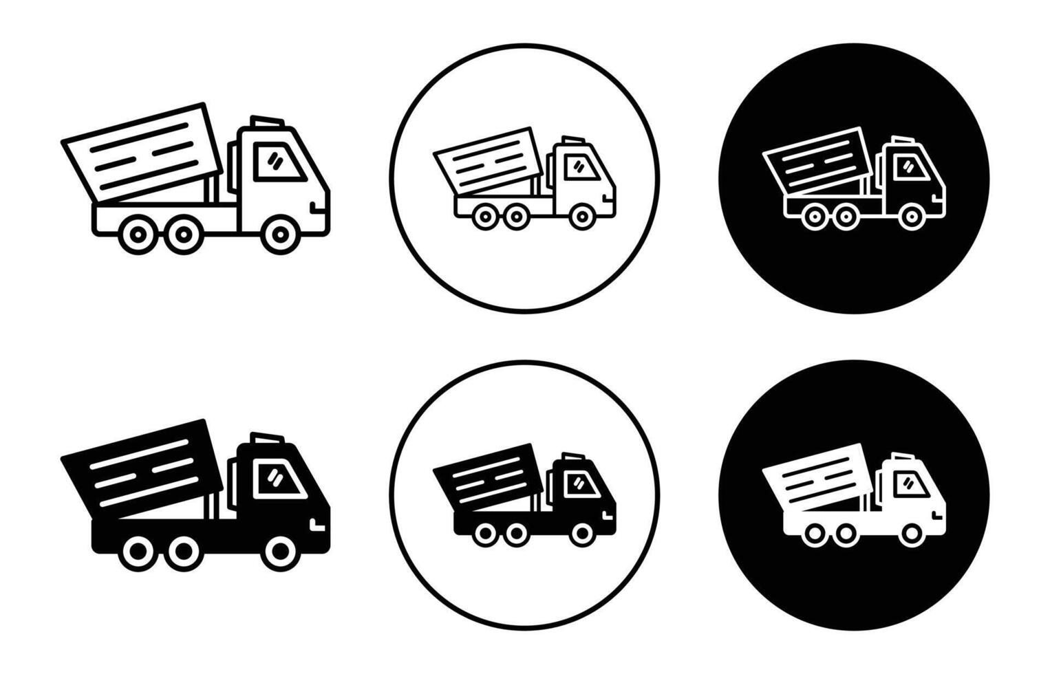 Tipper icon logo collection set vector