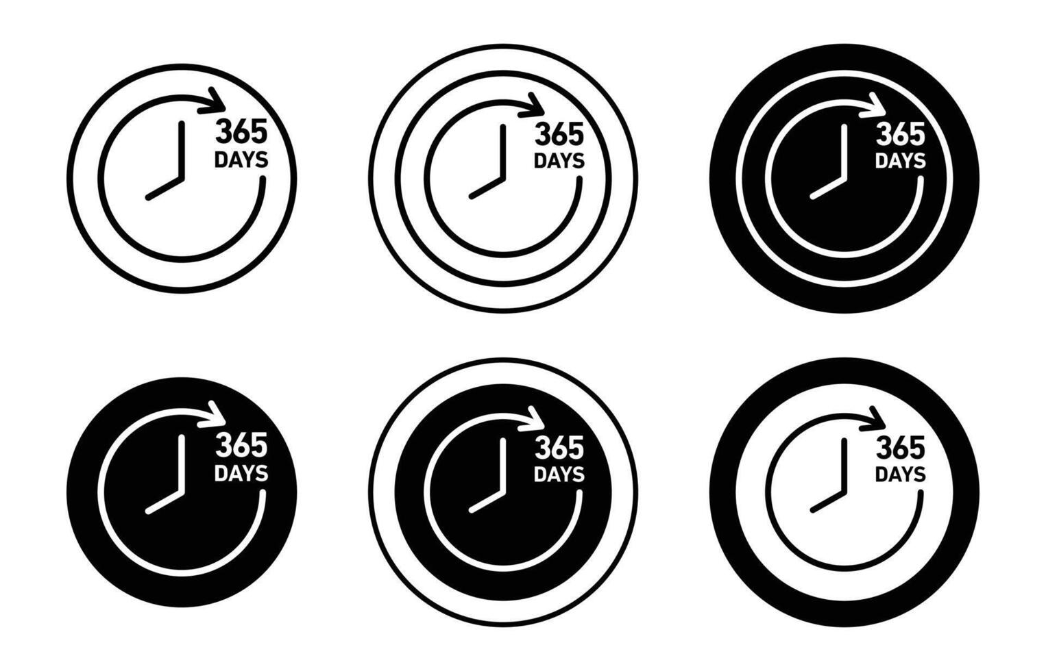 365 day Icon vector