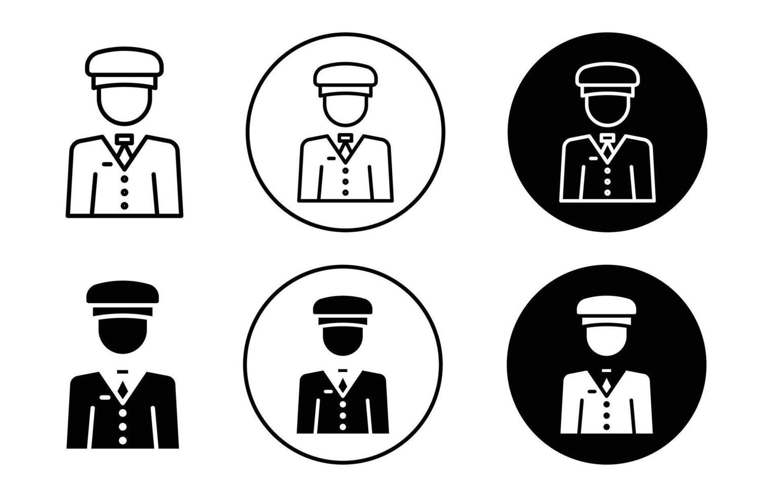 Valet icon logo collection set vector