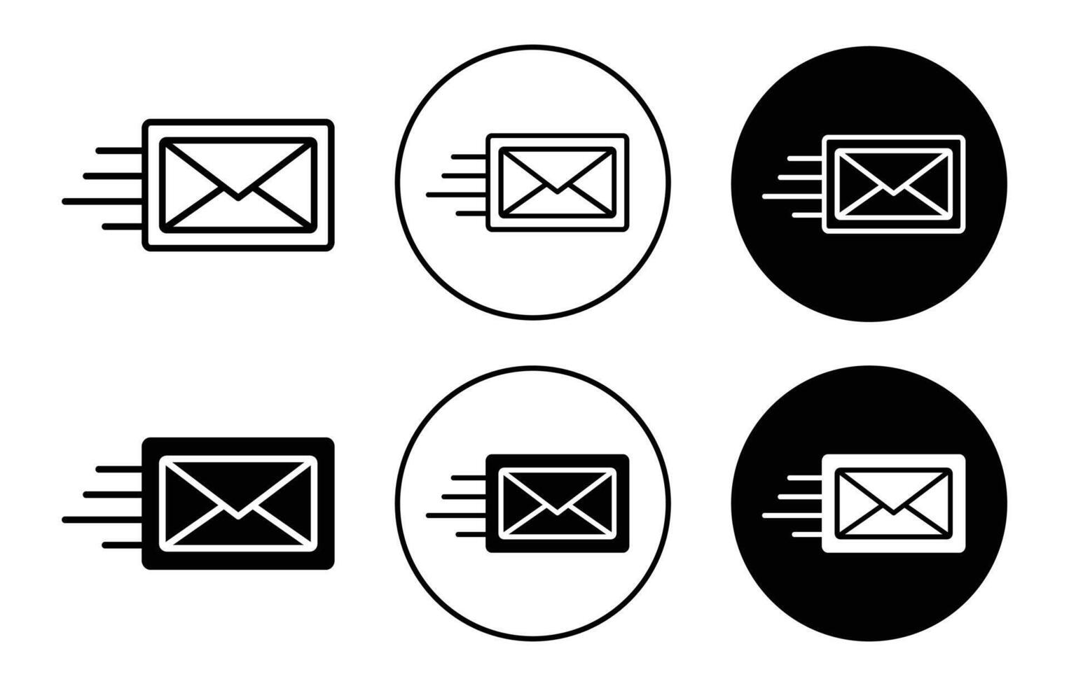 Express mail icon vector