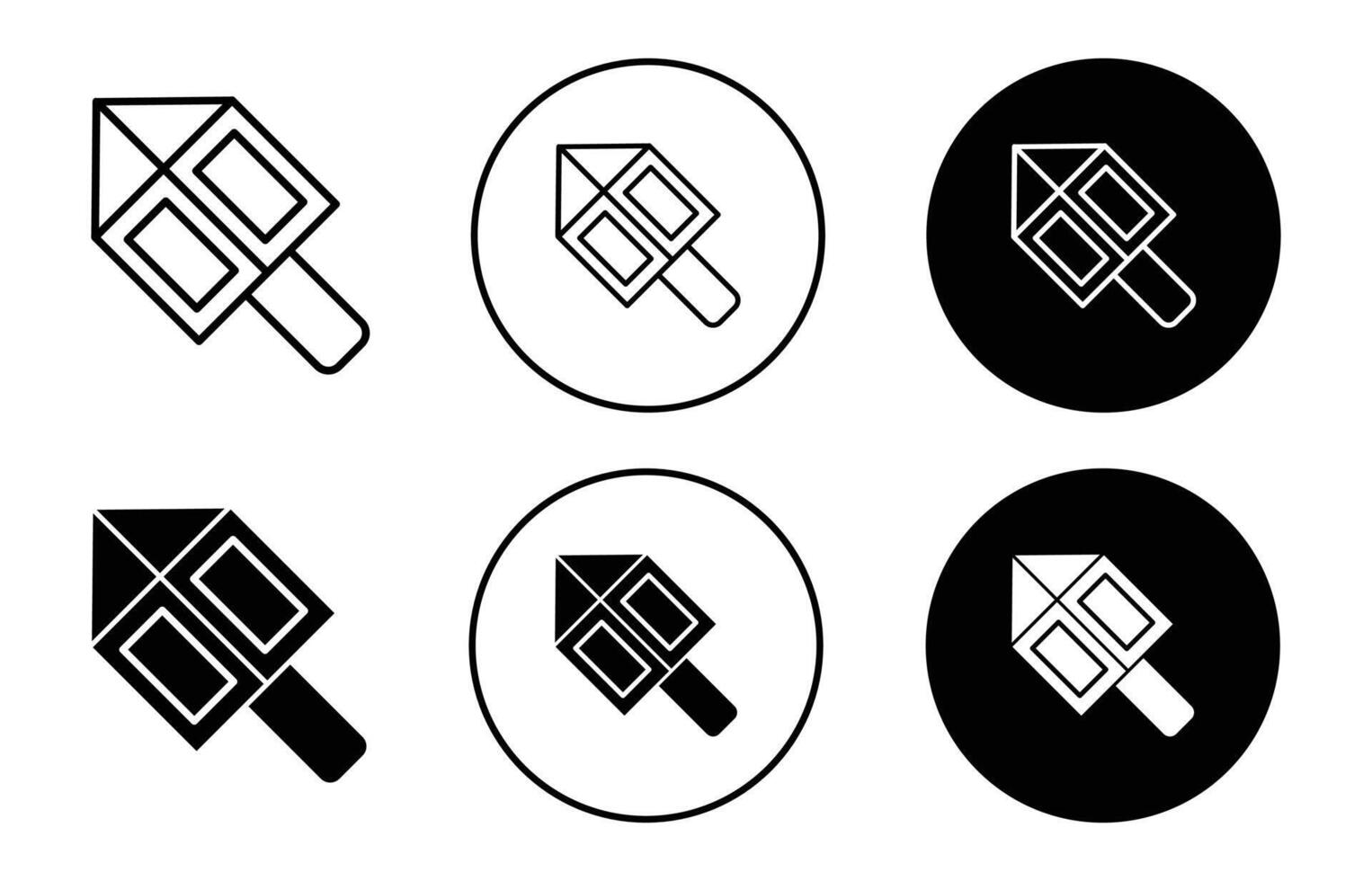 Hanukkah dreidel outline icon vector