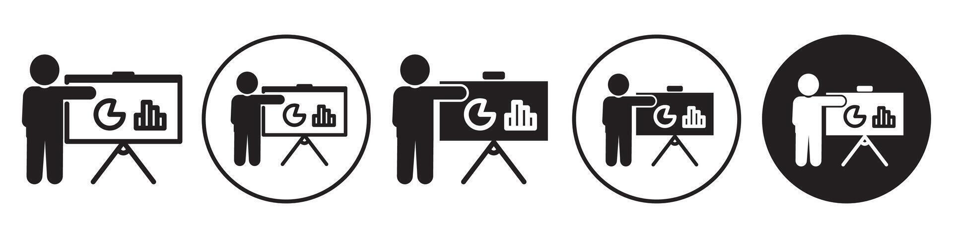 Training Icon set collection for web vector