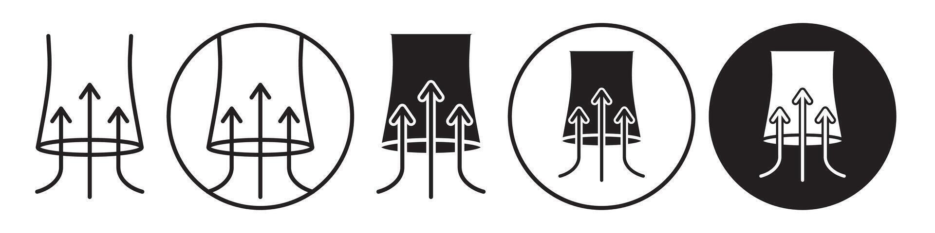 Suction Icon set collection for web vector