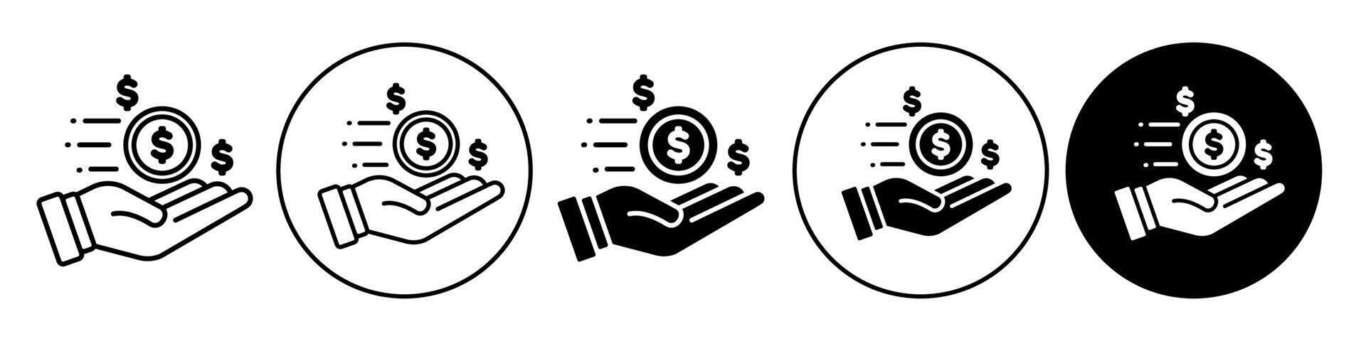 Loan Icon set collection for web vector