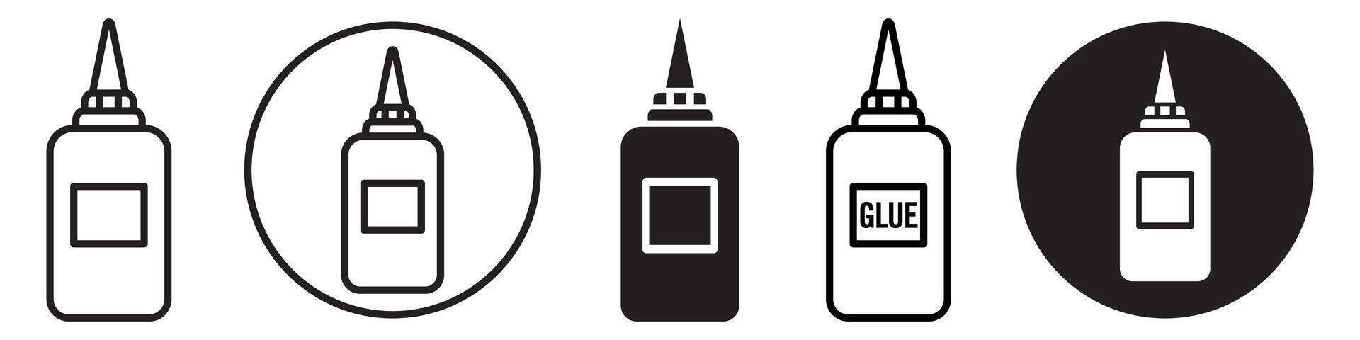 Glue Icon set collection for web vector