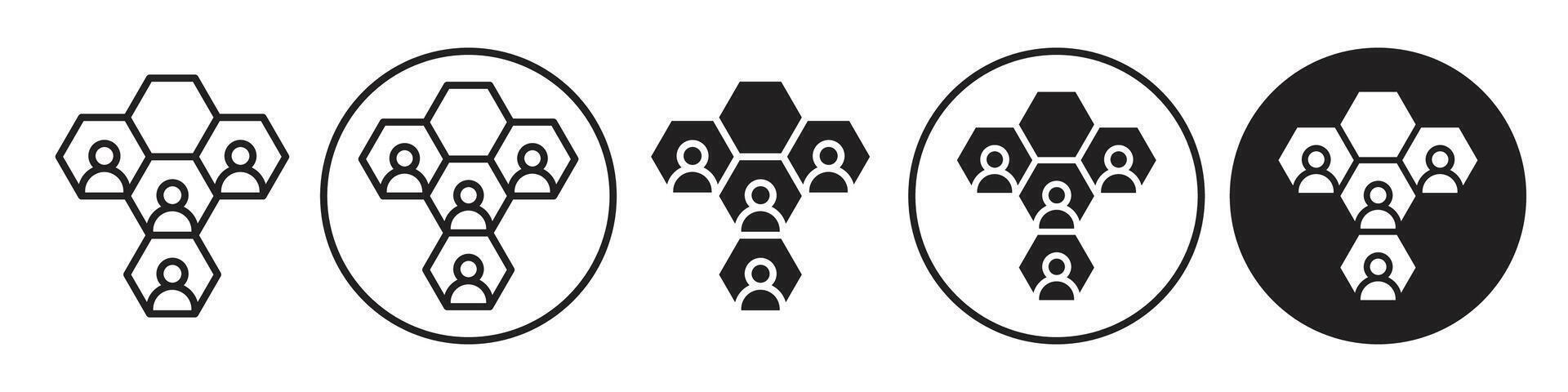 Customer Segment Icon set collection for web vector