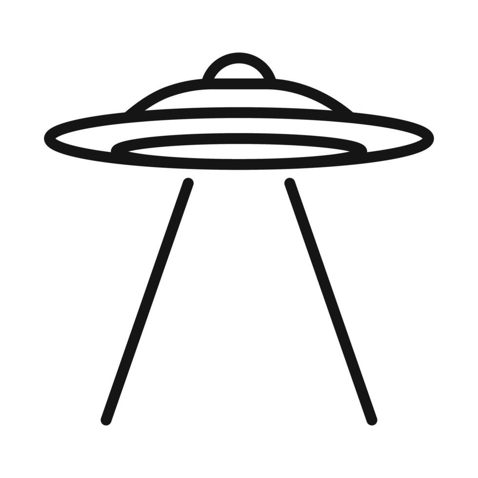 ufo flying set collection for web vector