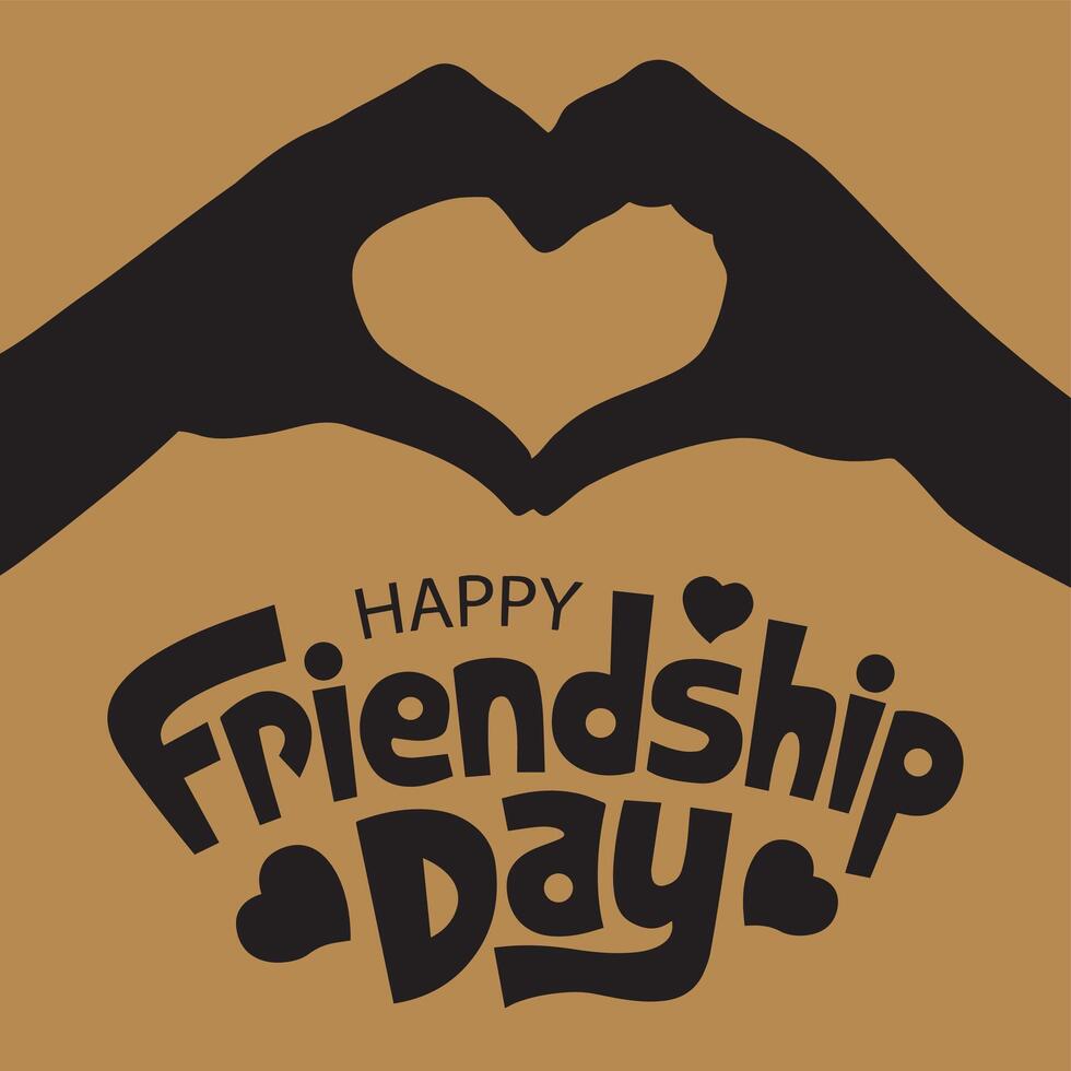 International friendship day vector