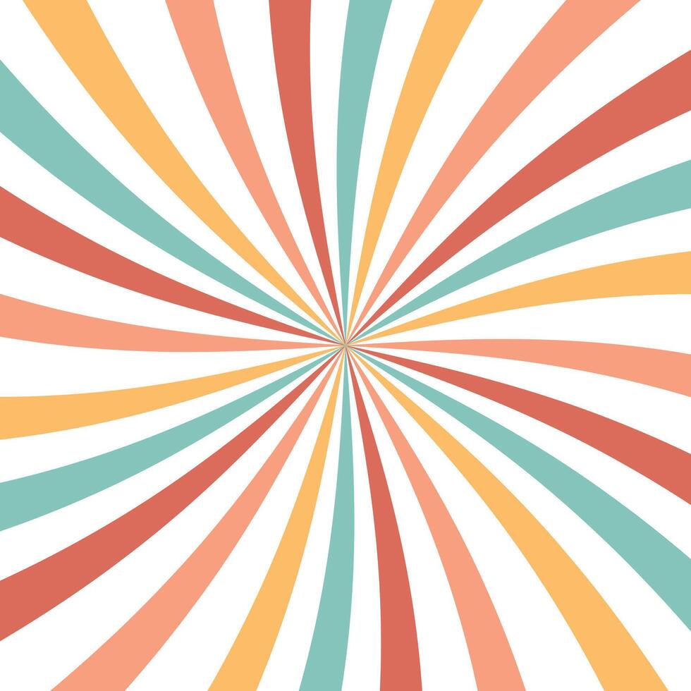 striped background, starburst, retro sunburst background, 80s style, poster design vector