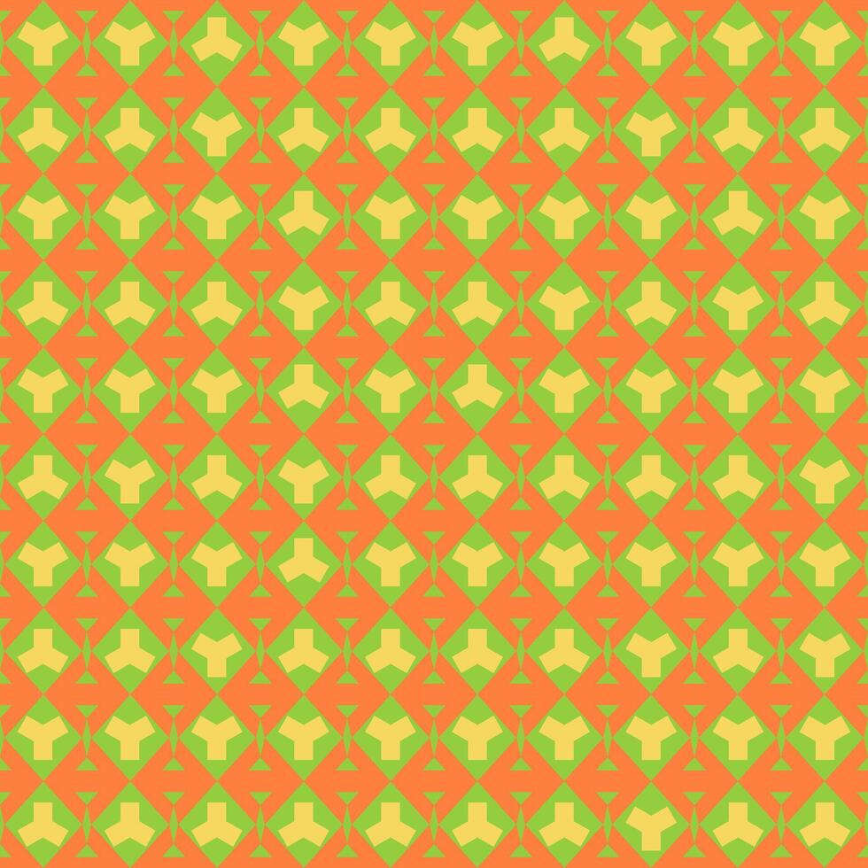 autumn seamless pattern arrow and square star expand shape fall shades color vector
