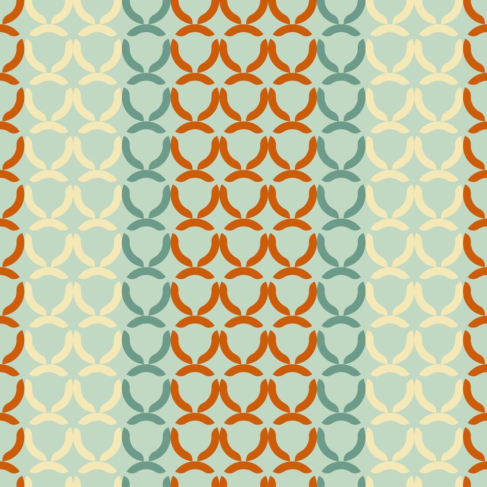 autumn seamless pattern cog expand shape fall shades color vector