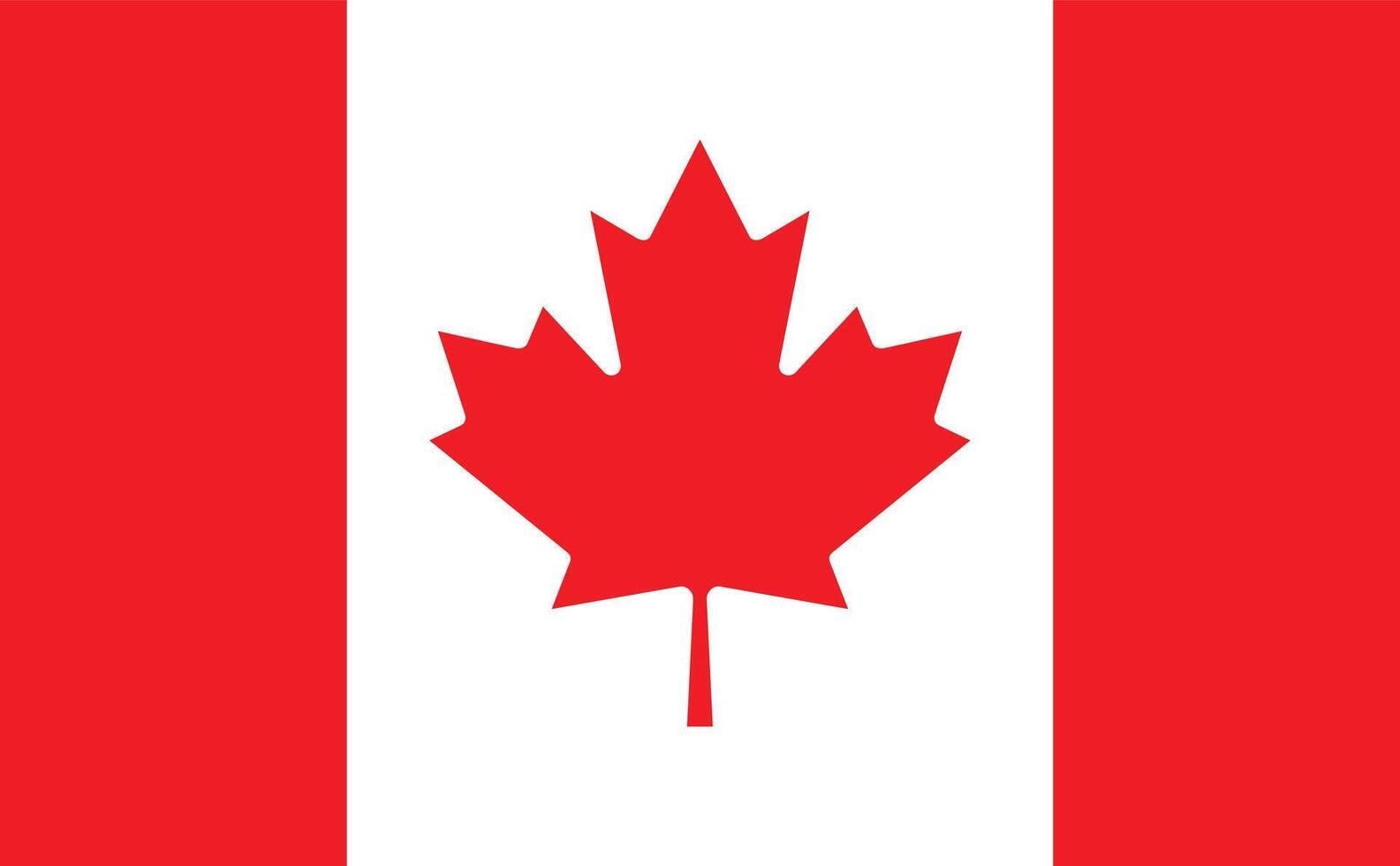 Canada flag isolated on white background vector
