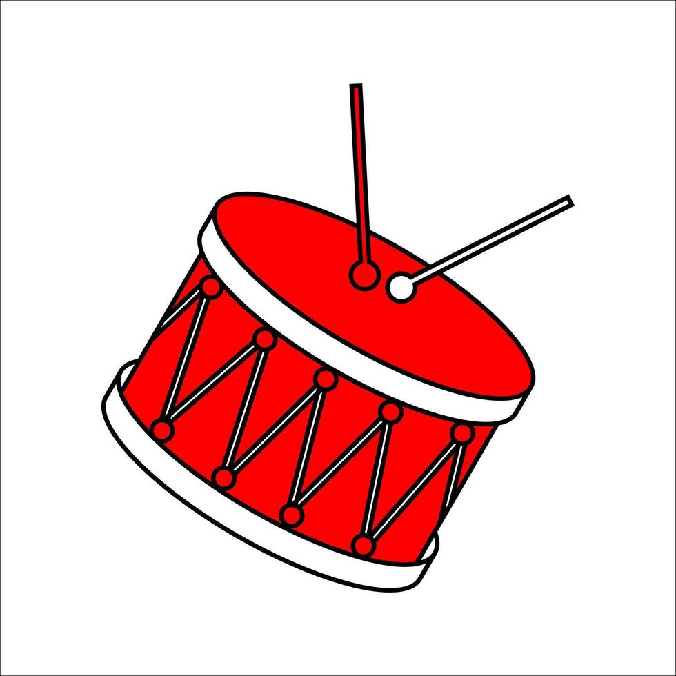 Linear indonesian independence day icon illustration vector