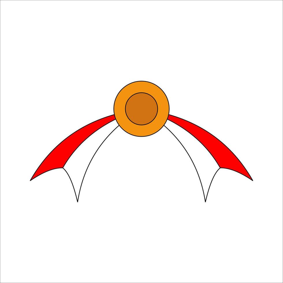 Indonesian Flag Independence Day Element vector