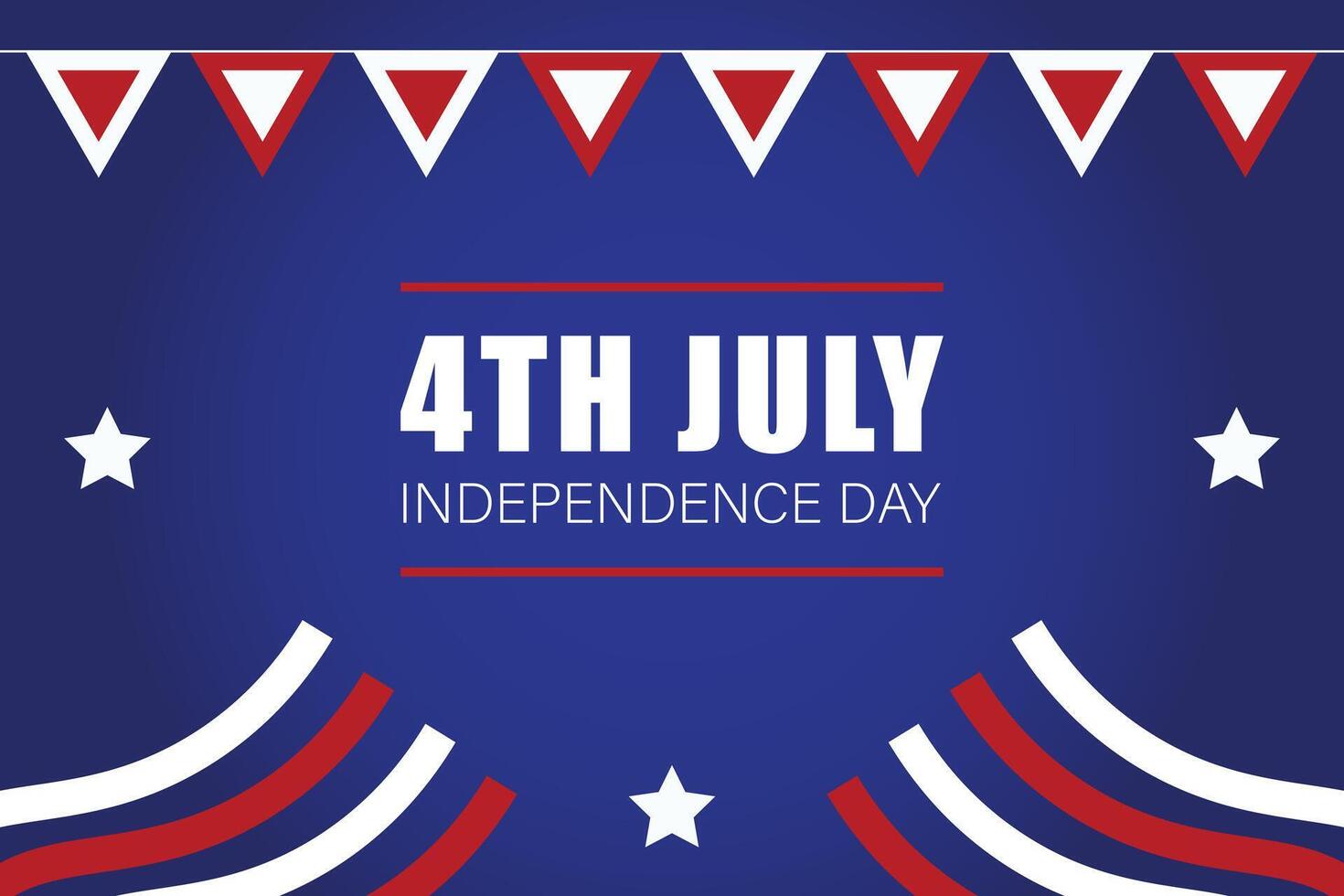 USA independence day element background vector
