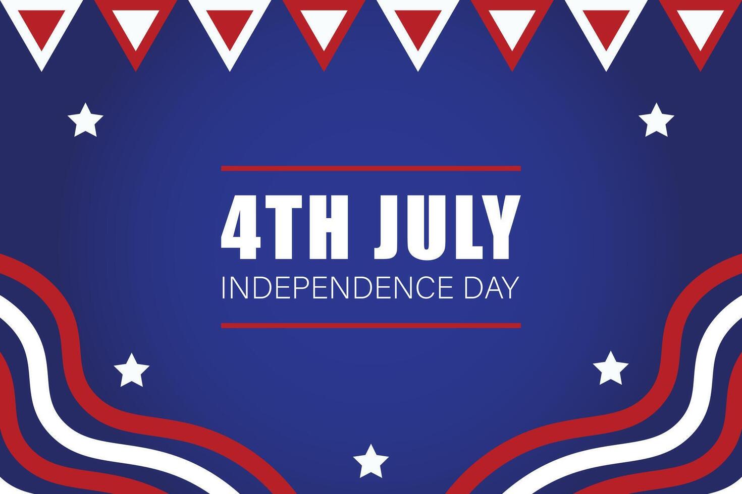 USA independence day element background vector