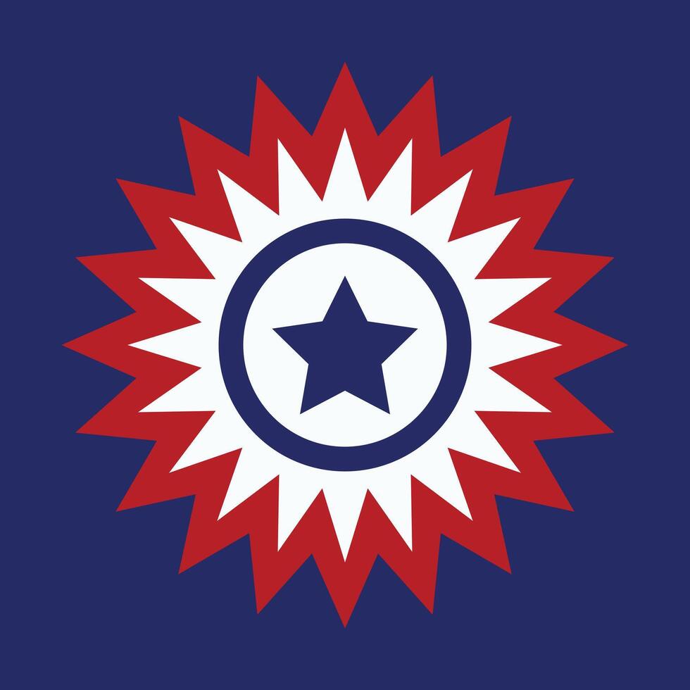 USA independence day element vector
