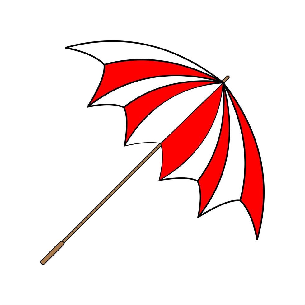Indonesian Flag Decoration Element vector