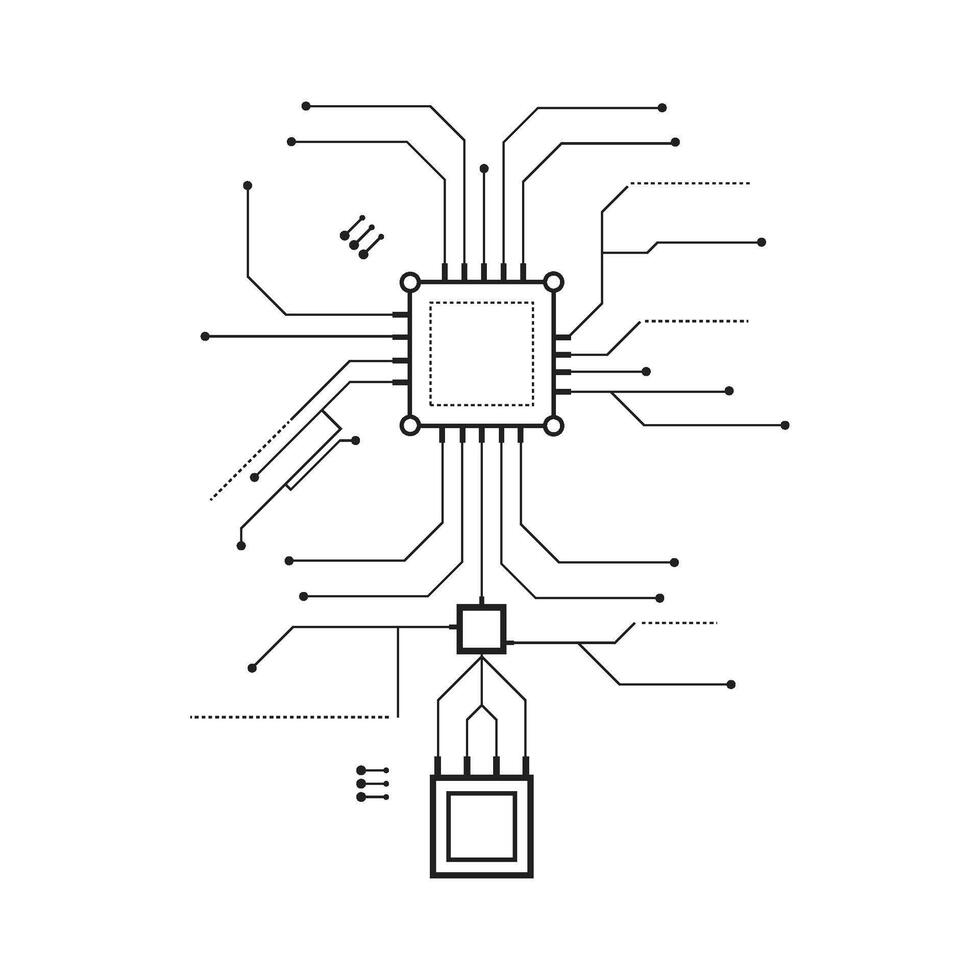 Hacking Glyphs Element vector