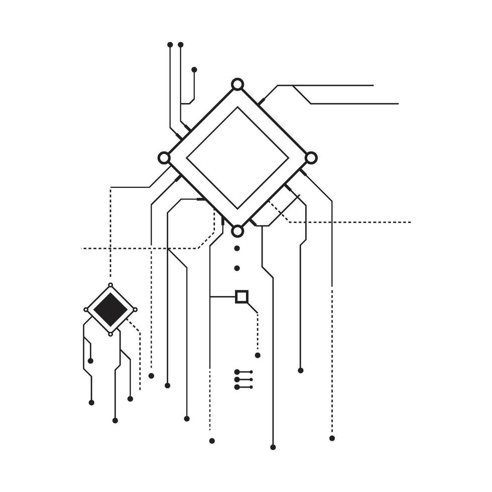 Hacking Glyphs Element vector