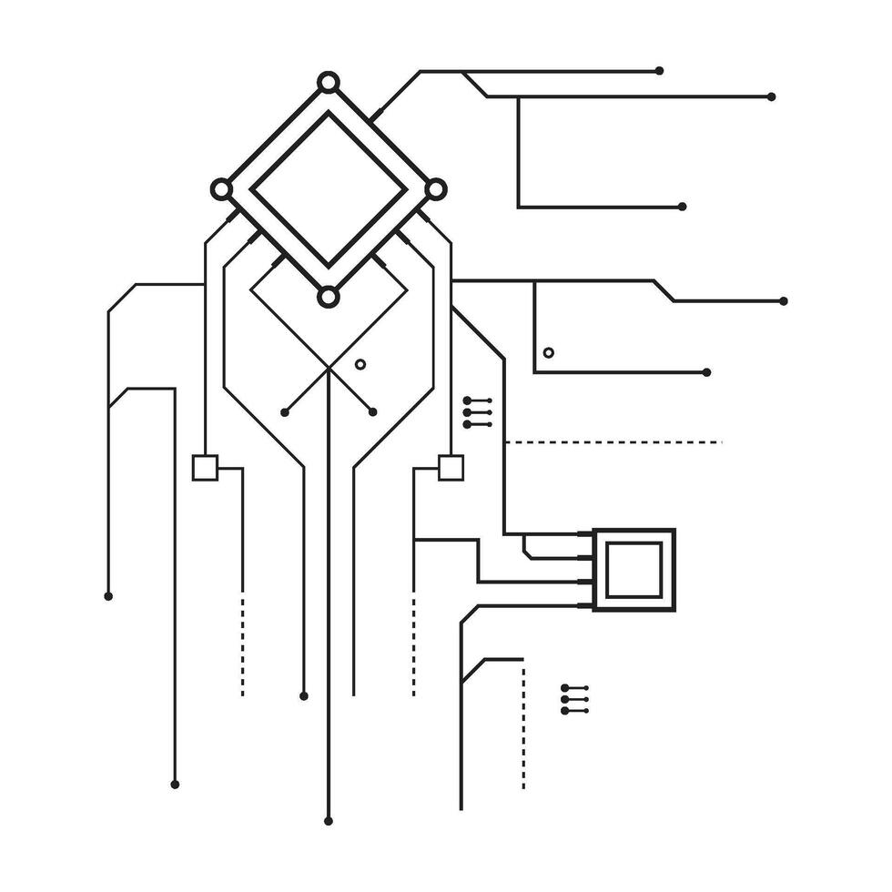 Hacking Glyphs Element vector
