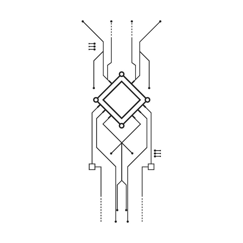 Hacking Glyphs Element vector