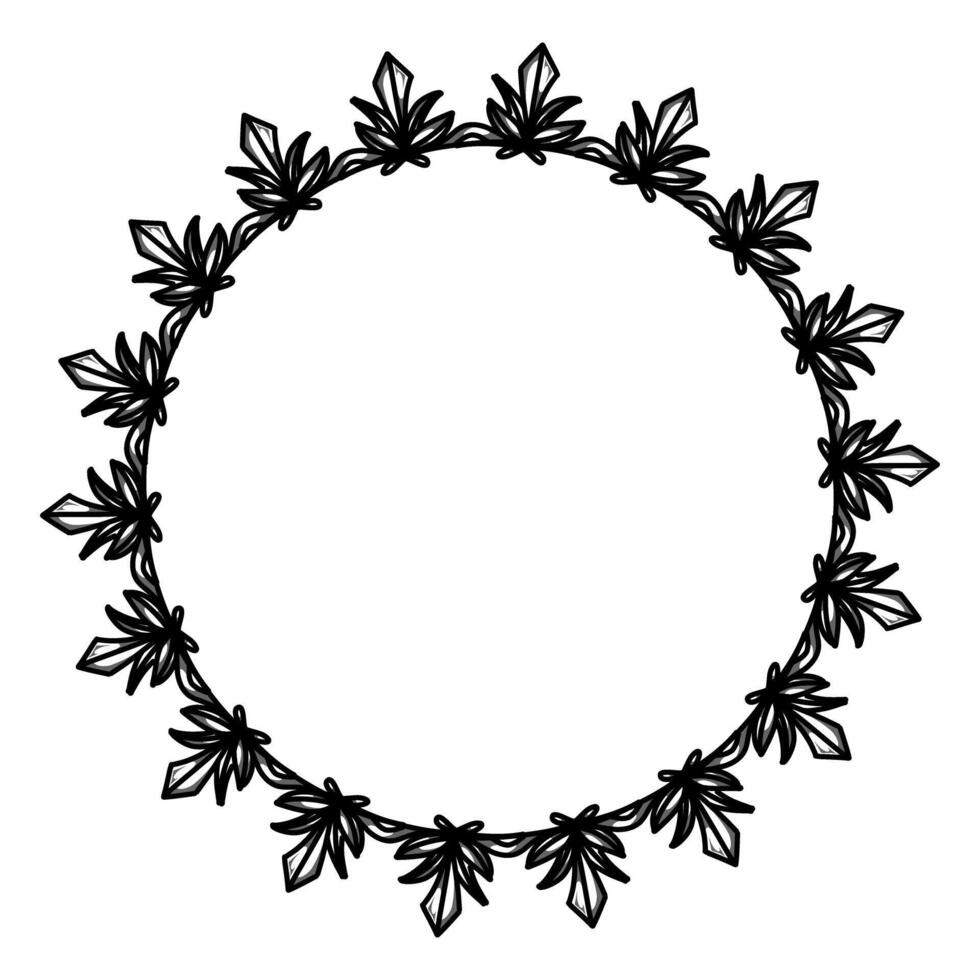 Classic vintage design with black circle frame. Perfect for photos, icons, logos, banners, greeting cards, websites, advertisements vector