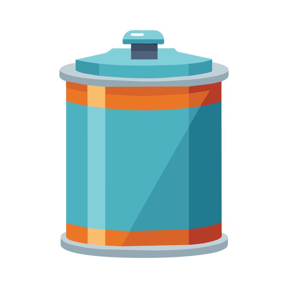 Button flat illustration on white background vector