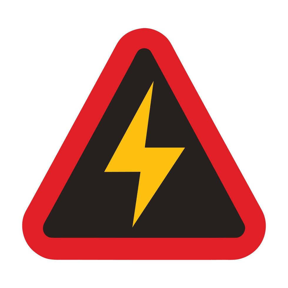Danger flat icon illustration on white background vector