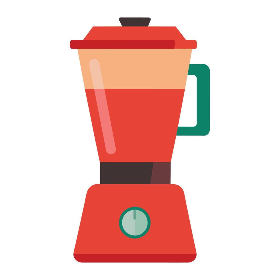 Blender flat illustration on white background. vector