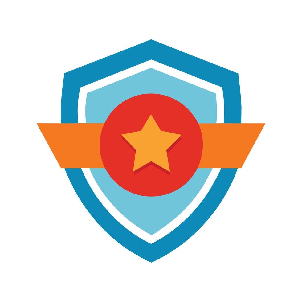 Badge flat icon illustration on white background vector