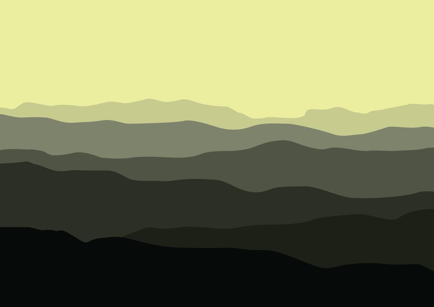 nature mountains landscape illustration for background and wallpaper on desktop. vector