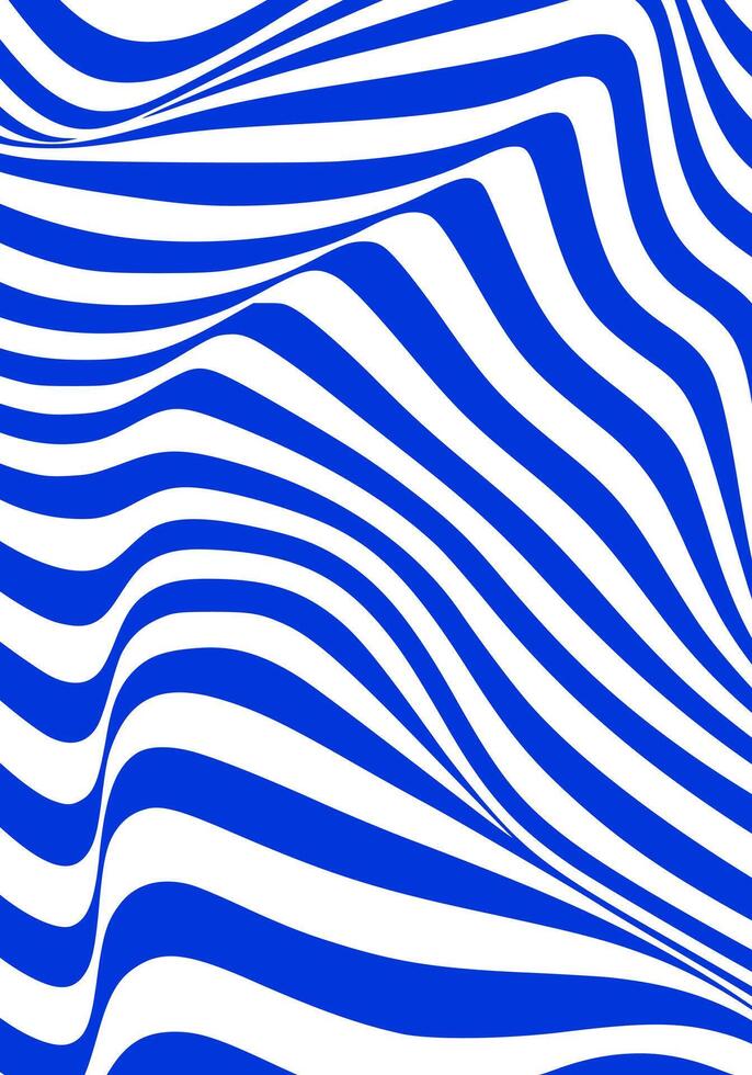 illusion wave stripe line futuristic kinetic background texture illustration layout banner, backdrop editable vector